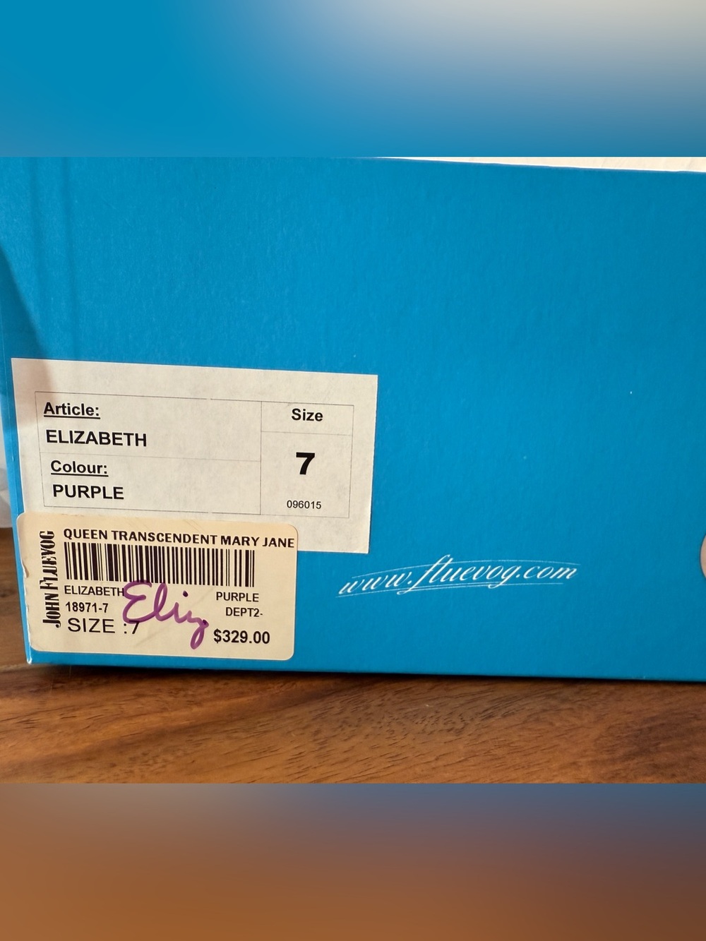 John Fluevog Elizabeth Queen Transcendent in Purple - Picture 12 of 13